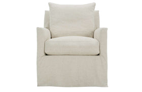 Paulette Slipcovered Fabric Club Chair
