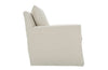 Image of Paulette SWIVEL/GLIDER "Quick Ship" Slipcover Accent Chair With Narrow Arms