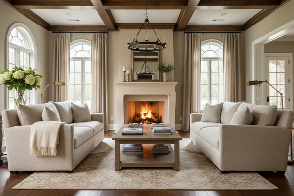 Paulette 89 Inch Fabric Upholstered Sofa