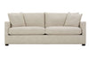Image of Paulette 89 Inch Fabric Upholstered Sofa