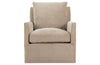 Image of Paulette SWIVEL/GLIDER Fabric Upholstered Club Chair