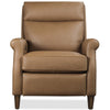 Image of Farrell Caramel Dual Power "Quick Ship" Leather Transitional Recliner