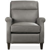 Image of Farrell Mushroom Dual Power "Quick Ship" Leather Transitional Recliner