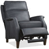 Image of Keegan Blue Dual Power "Quick Ship" Leather Transitional Recliner