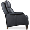 Image of Keegan Blue Dual Power "Quick Ship" Leather Transitional Recliner