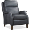 Image of Keegan Blue Dual Power "Quick Ship" Leather Transitional Recliner