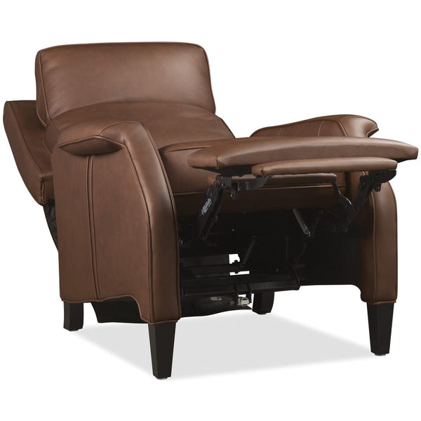 Keegan Saddle Dual Power "Quick Ship" Leather Transitional Recliner