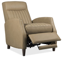 Kirby Camel Leather "Quick Ship" Recliner