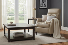 Kirby Camel Leather "Quick Ship" Recliner