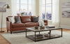 Image of Nathan Brown "Quick Ship" Leather Living Room Furniture Collection