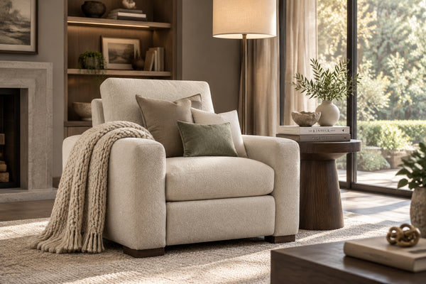 Cooper "Quick Ship" POWER Fabric Recliner Chair