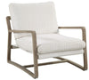 Image of Sophia Canvas "Quick Ship" Exposed Wood Accent Chair - In Stock