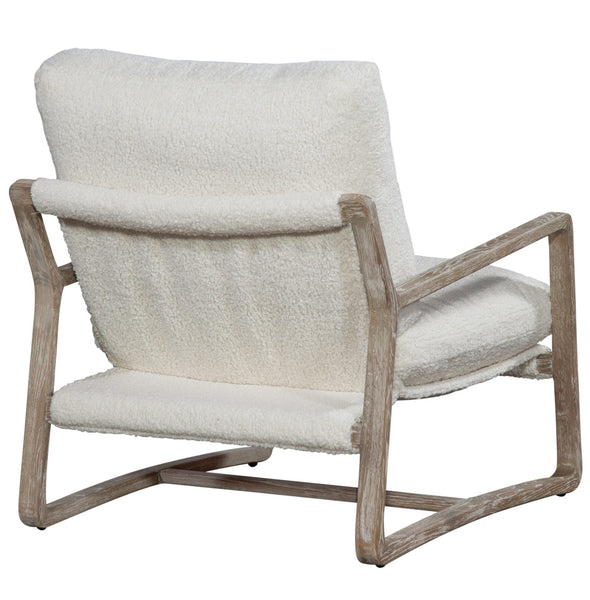 Sophia Natural "Quick Ship" Exposed Wood Accent Chair