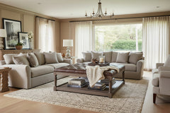 Thomas 42 Inch Square "Quick Ship" Tufted Leather Coffee Table Ottoman With Wood Storage Base