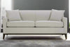 Image of Vance 80 Inch Modern Apartment Sized Fabric Queen Sleeper Sofa