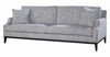 Image of Vivian 96 Inch "Quick Ship" Sculpted Track Arm Pillow Back Fabric Sofa