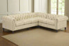 Image of Walden Leather Chesterfield Sectional