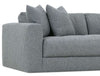 Image of Yates Three Piece Modern Bench Seat Pillow Back Sectional (As Configured)