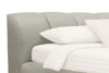 Image of Aldo Queen & King Modern Leather Low Profile Platform Bed