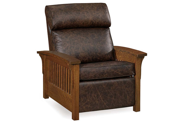 Aldrich Wall Hugger Mission Style Leather Reclining Chair
