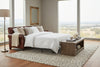 Alexander 87 Inch Traditional Leather Queen Sleeper Sofa