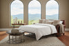 Alexander 87 Inch Traditional Leather Queen Sleeper Sofa