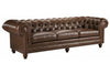 Image of Alfred 112 Inch Vintage Tufted Back Sofa