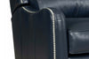 Image of Alistair Leather Bustle Pillow Back Recliner Chair
