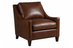 Allen Leather Modern Club Chair