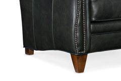 Amani Traditional Classic Leather Club Chair