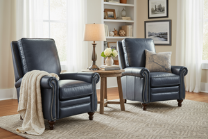 Amani Leather Pillow Back Recliner Chair - Experience Luxurious Comfort