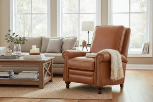 Amani Leather Pillow Back Recliner Chair - Experience Luxurious Comfort