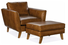 Amara Contemporary Leather Club Chair