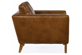 Amara Contemporary Leather Club Chair