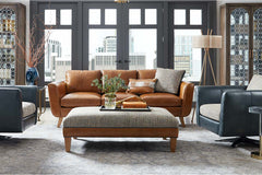 Amara Contemporary Leather Club Chair
