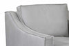 Image of Ambrose Pebble "Quick Ship" Modern Top Grain Leather Pillow Back Chair - In Stock