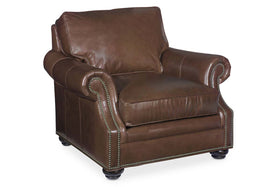 Anthony Traditional Classic Leather Club Chair