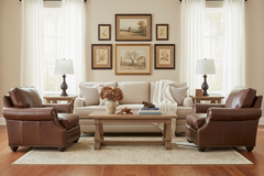 Anthony Traditional Classic Leather Club Chair