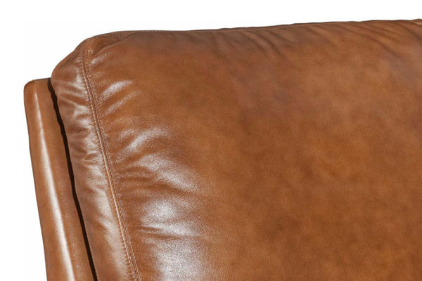 Arlington Traditional Leather Pillow Back Reclining Chair