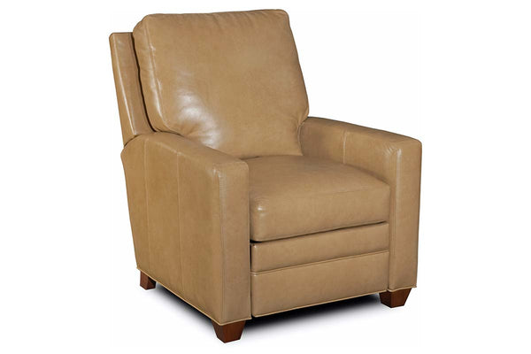 Armond Track Arm Leather Pillow Back Recliner Chair
