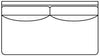 Image of Luca Bench Seat Fabric Armless Loveseat