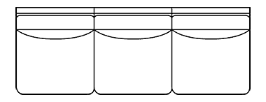 Sheffield "Designer Style" Grand Scale Armless Sofa