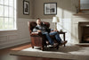 Image of Arthur Tufted Wingback Leather Recliner – Timeless Elegance And Supreme Comfort