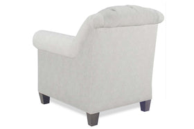 Aubrey Traditional 8-Way Hand Tied Fabric Chair With Tufted Tight Back