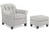 Image of Aubrey Traditional 8-Way Hand Tied Fabric Chair With Tufted Tight Back