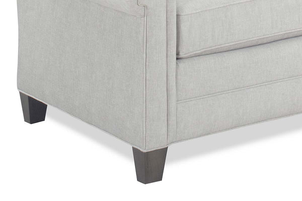 Aubrey Traditional 84 Inch 8-Way Hand Tied Fabric Sofa With Tufted Tight Back