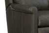 Image of Auden Small Scale Rolled Arm Pillow Back Leather Recliner