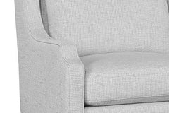 Audrey Nickel 84 Inch "Quick Ship" Sofa