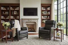 Avalon Trinita Dual Power "Quick Ship" Transitional Leather Recliner