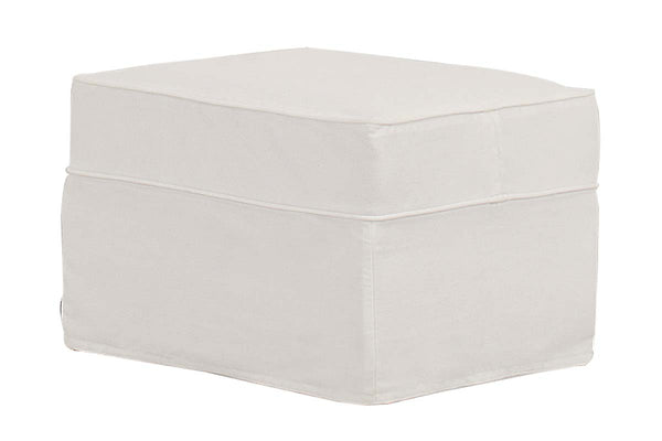 Ava Slipcover Ottoman